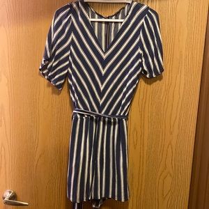 Striped romper